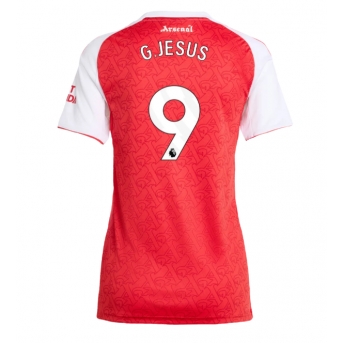 Billige Fotballdrakt Arsenal Gabriel Jesus #9 Replika Hjemmedrakt Dame 2025-26 Kortermet